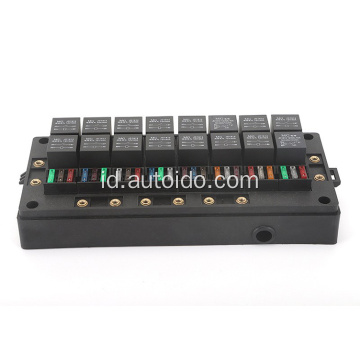 12V 24 Way Auto Waterproof Fuse Relay Box